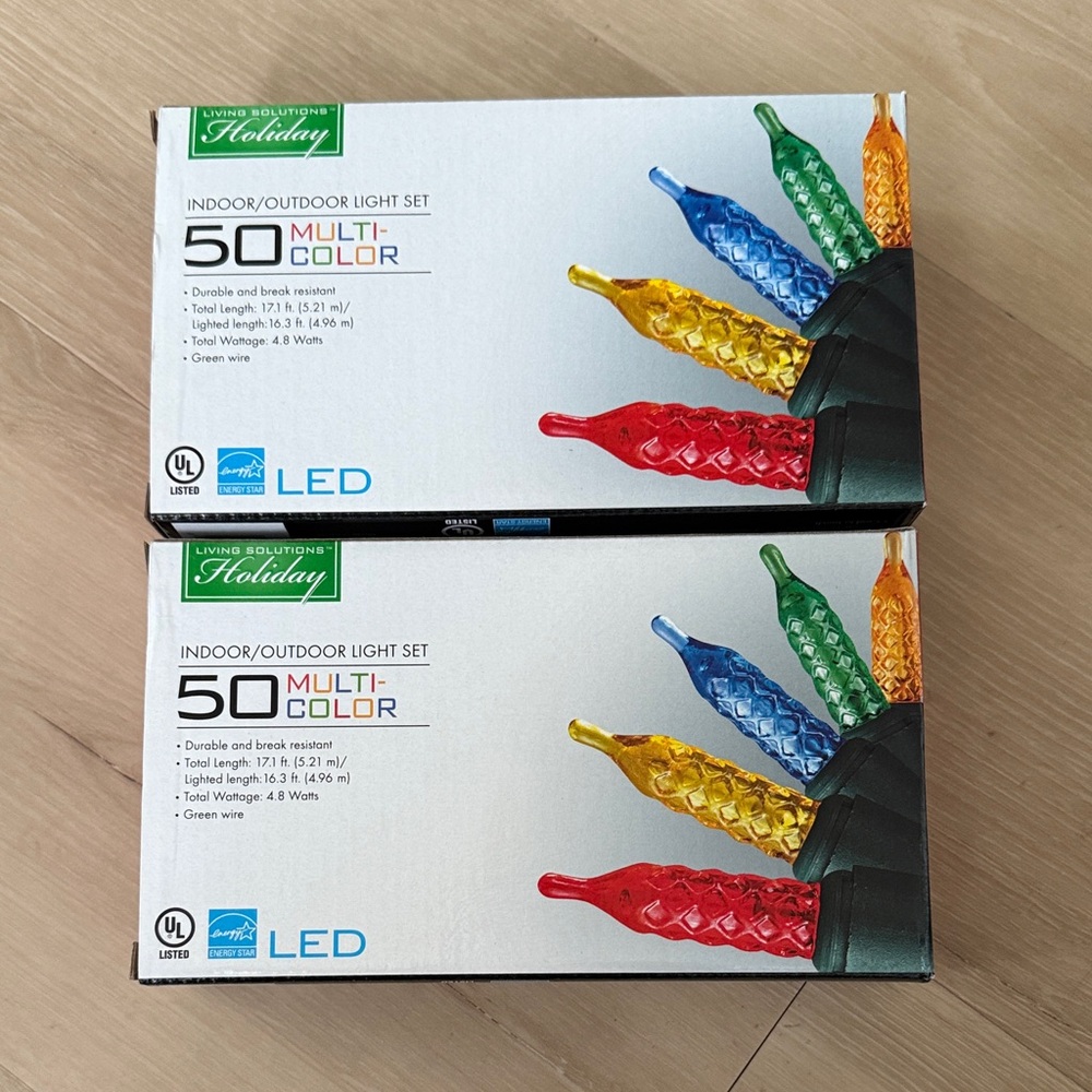 Holiday 50 Multi-Color LED Light Set